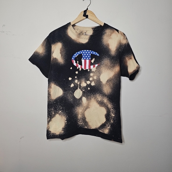 Champion USA Graphic Logo Custom Acid Wash Size Medium - Picture 6 of 6